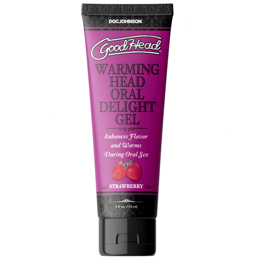 Goodhead - Warming Head Oral Delight Gel -  Strawberry - 4 Fl. Oz. DJ1361-13-BU