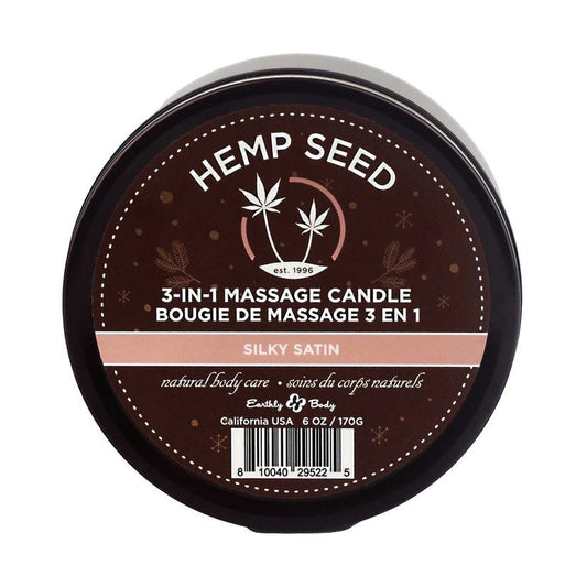 3-in-1 Massage Candle - 6 Oz. - Silky Satin EB-HSCH022C