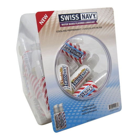 Swiss Navy Chocolate and Pepermint 1oz 50pc Fishbowl MD-SNCBCP1O50