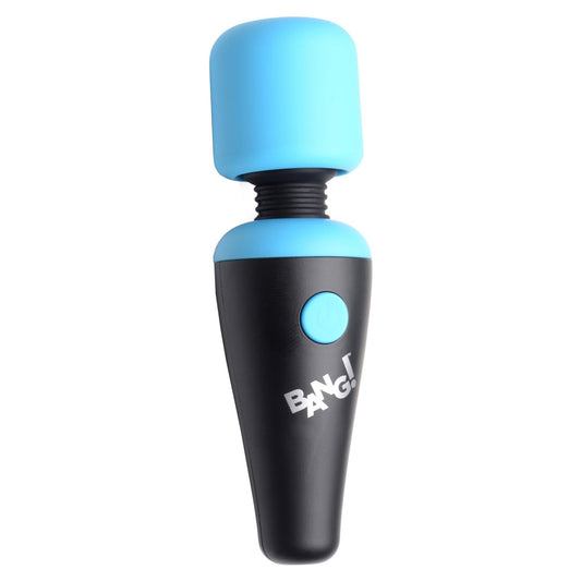 10x Vibrating Mini Silicone Wand - Blue BNG-AG786-BLU