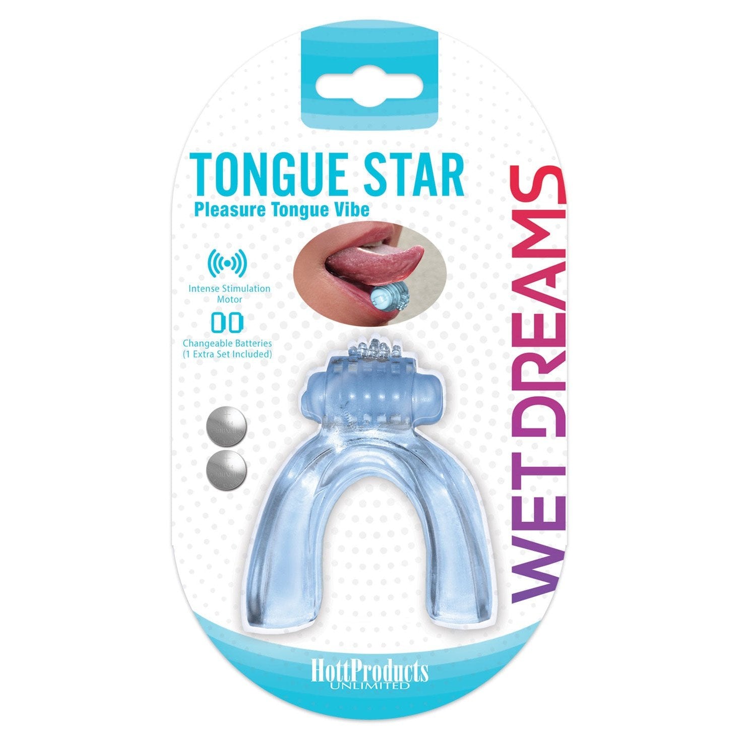 Wet Dreams Tongue Star - Blue HTP3444