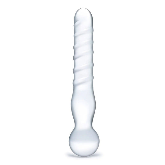 Joystick Clear Glass Dildo GLAS-82