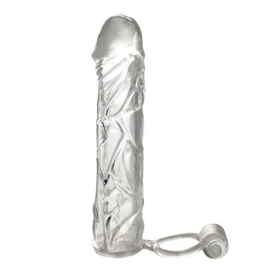 Fantasy X-Tensions Vibrating Super Sleeve - Clear PD4134-20