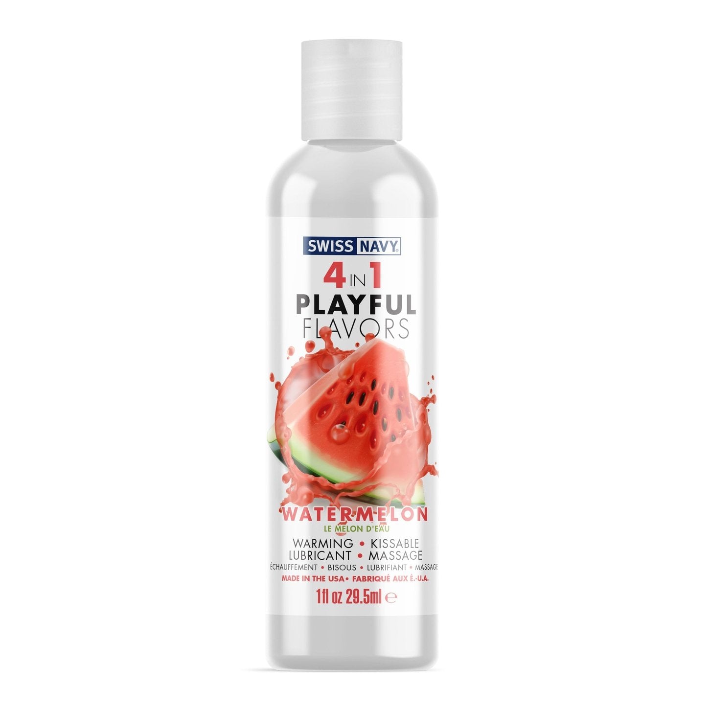 Swiss Navy 4-in-1 Playful Flavors - Watermelon 1  Oz MD-SN4N1FWM1