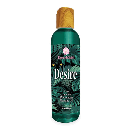 Desire Pheromone Massage Oil 4 Oz - Pink  Grapefruit LG-BT700