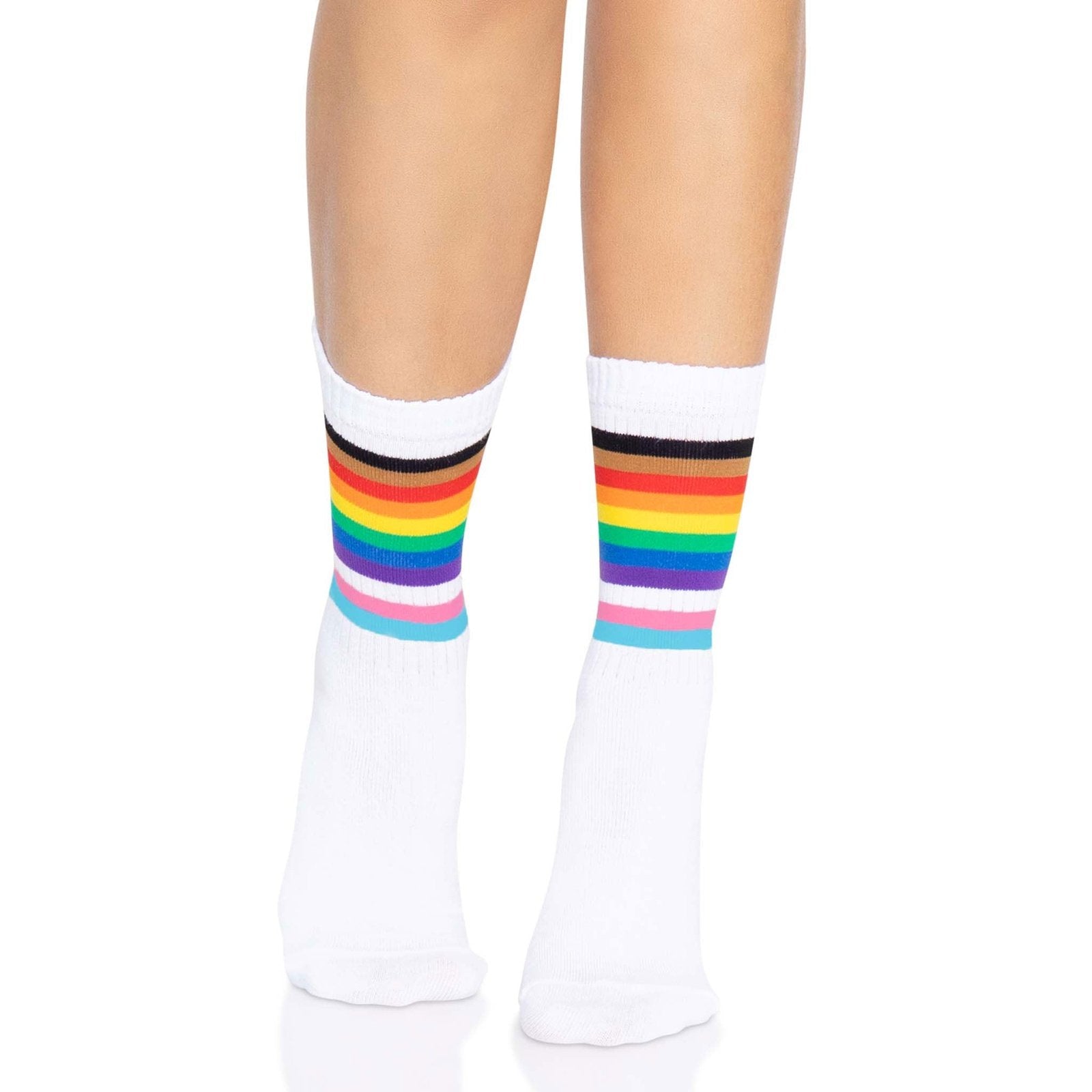 Pride Crew Socks - One Size - Rainbow LA-3014RNBOS