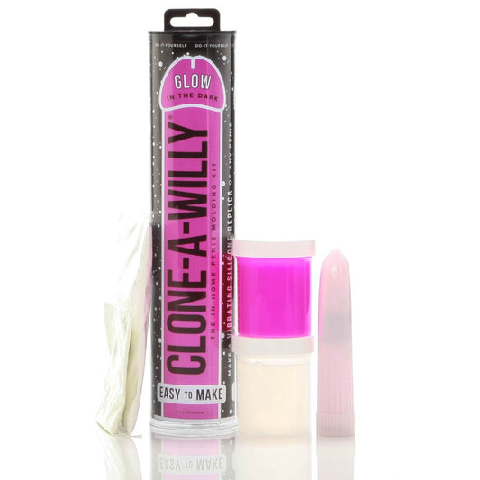 Clone-a-Willy Glow-in-the-Dark Kit - Pink BD8027