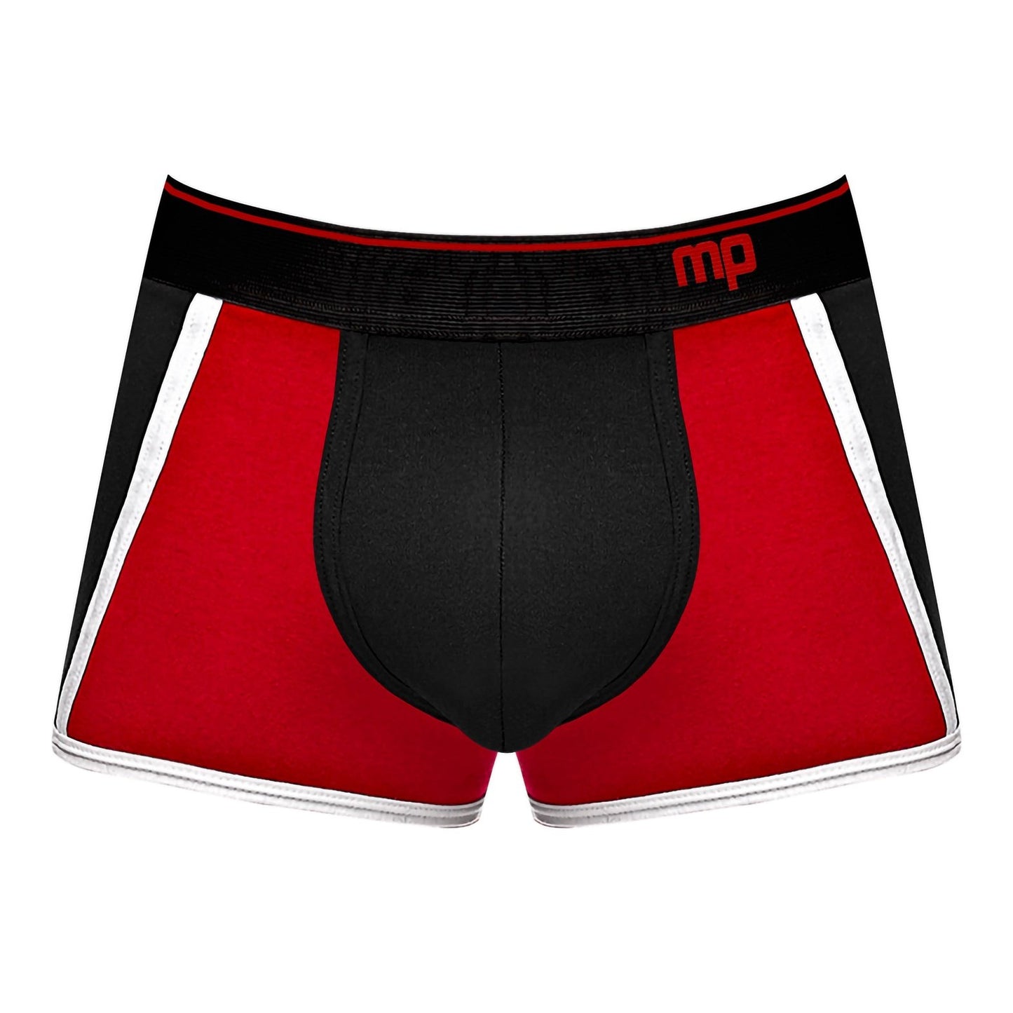 Retro Sport Panel Short - Small - Black/ Red MP-155265BRSL