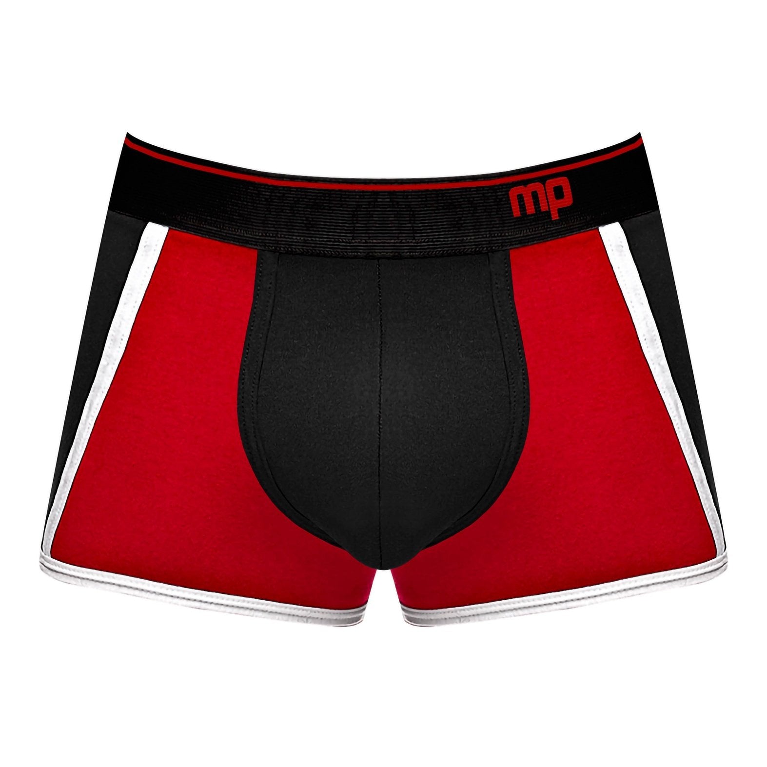 Retro Sport Panel Short - Small - Black/ Red MP-155265BRSL