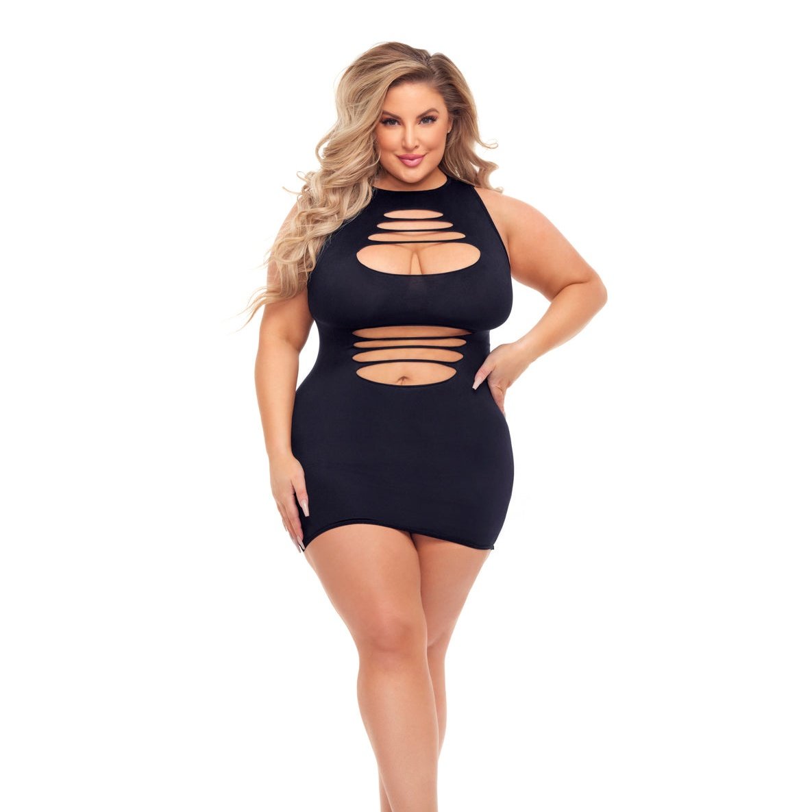 Can't Commit Dress - Queen Size - Black PKL-25122XBLKQ