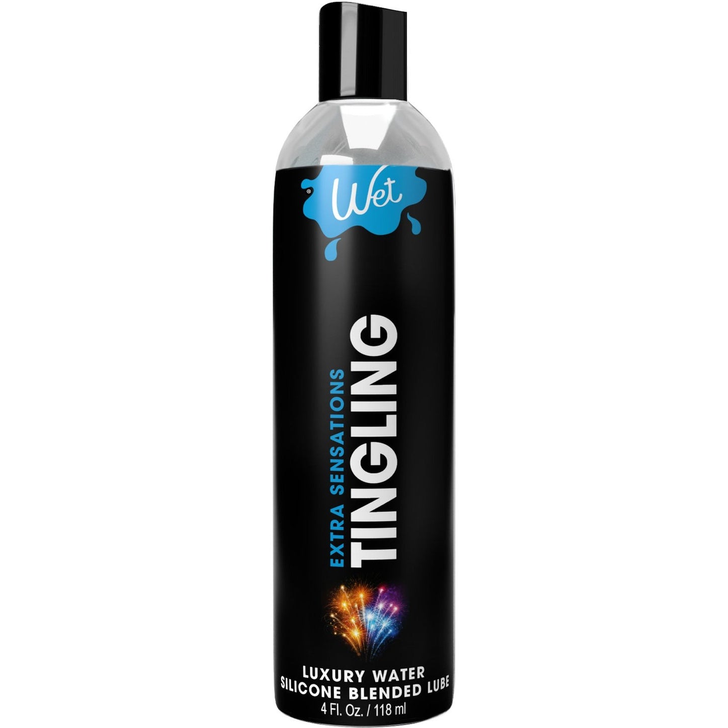 Wet Extra Sensations Tingling Water/silicone Blend Based Lubricant 4 Oz WT20794