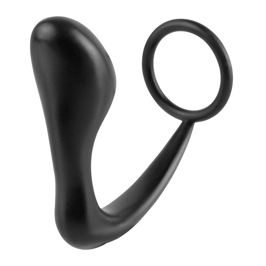 Anal Fantasy Collection Ass Gasm Cockring Plug - Black PD4623-23