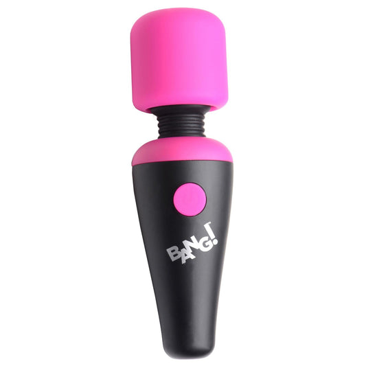 Bang - 10x Vibrating Mini Silicone Wand - Pink BNG-AG786-PINK