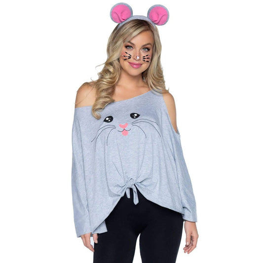 2 Pc Mouse Costume Poncho Set - One Size LA-86900