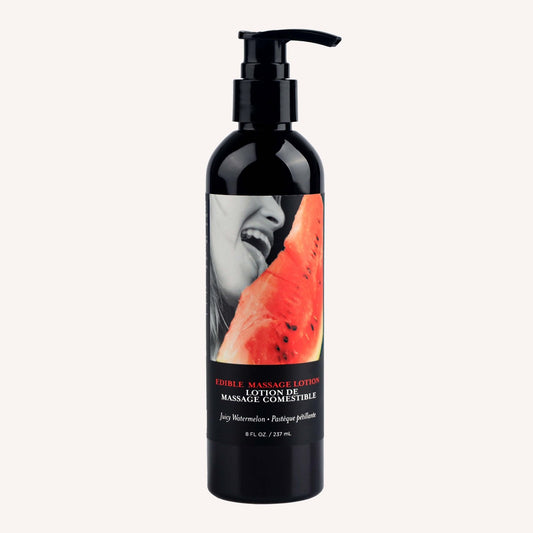 Edible Massage Lotion - Watermelon - 8 Fl. Oz. EB-MLE004