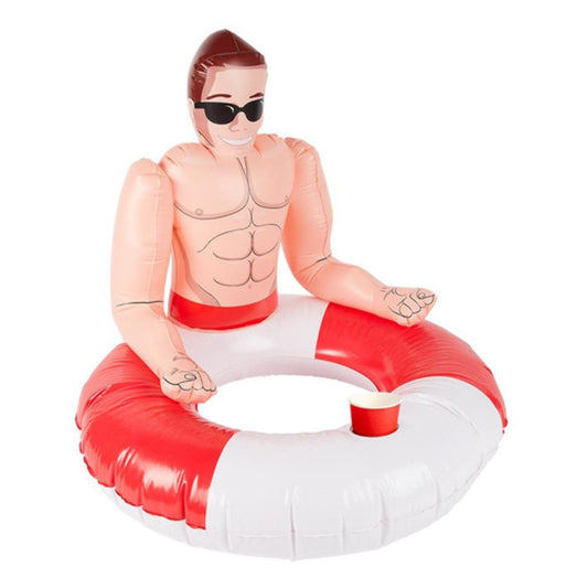 Inflatabale Lifeguard Hunk Swim Ring FV-50885