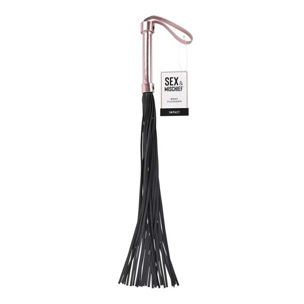 Brat Flogger - Black / Rose Gold SS09843