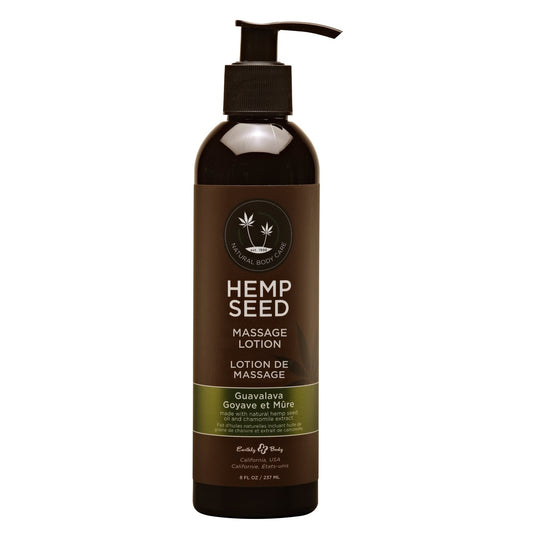 Hemp Seed Massage Lotion - Guavalava - 8 Fl. Oz. EB-ML068