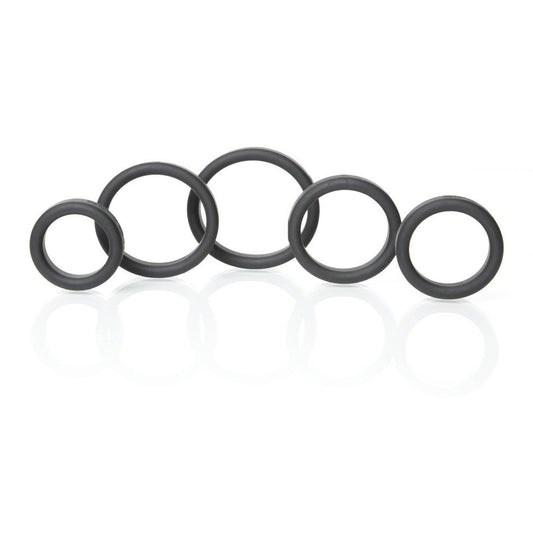 Boneyard Silicone Ring 5 Pc Kit - Black BY-0100