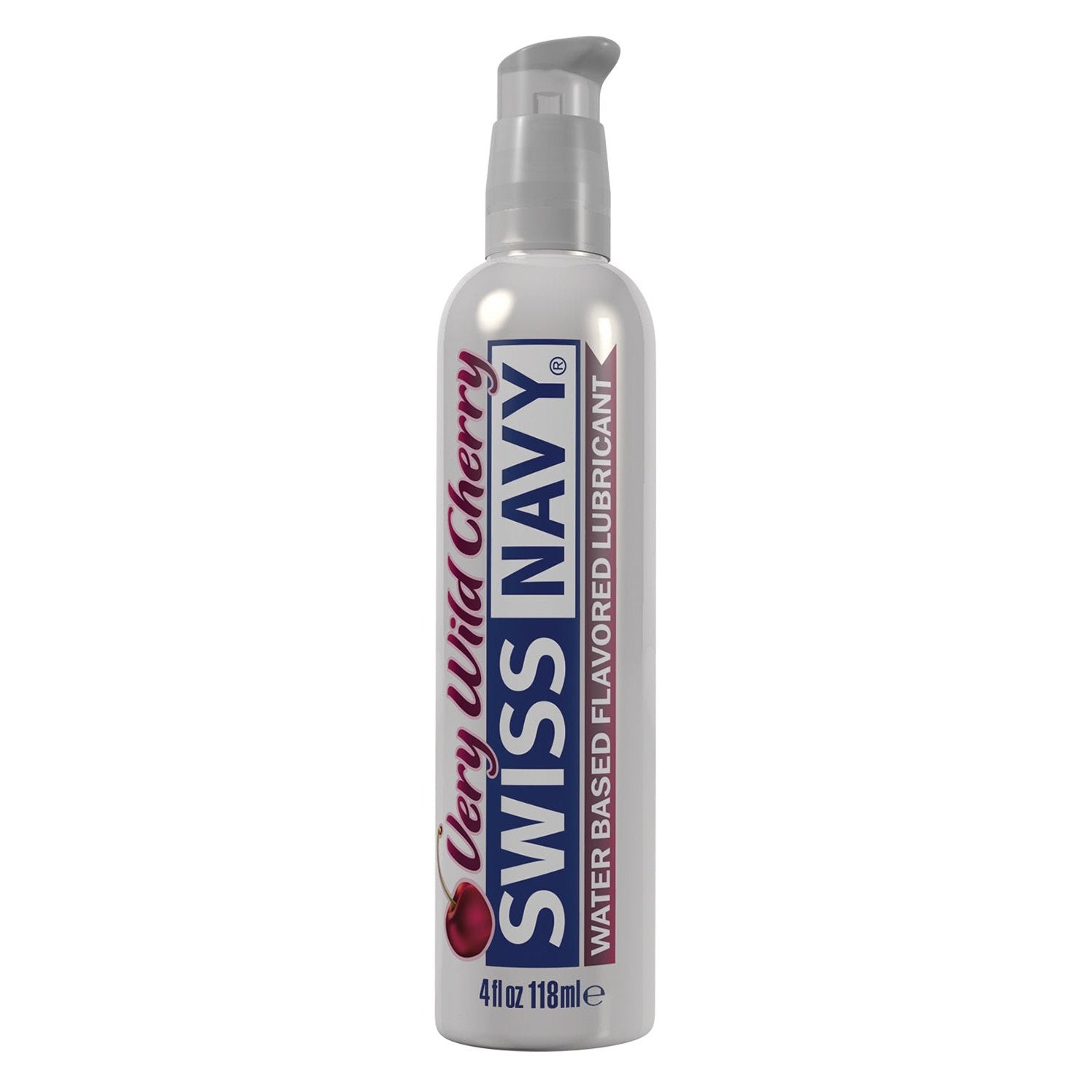 Swiss Navy Flavors Water Based Lubricant - Very Wild Cherry 4 Fl. Oz. MD-SNFVWC4