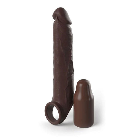 Fantasy X-Tensions Elite 7 Inch Extension With  Strap - Brown PD4157-29