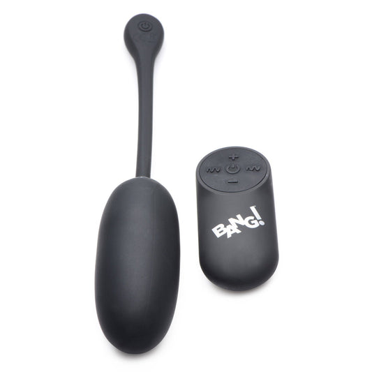 28x Plush Egg and Remote - Black BNG-AG590-BLK