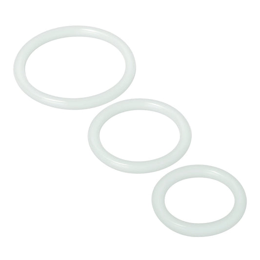 Trinity Silicone Cock Rings - Clear TV-SP130-CLR