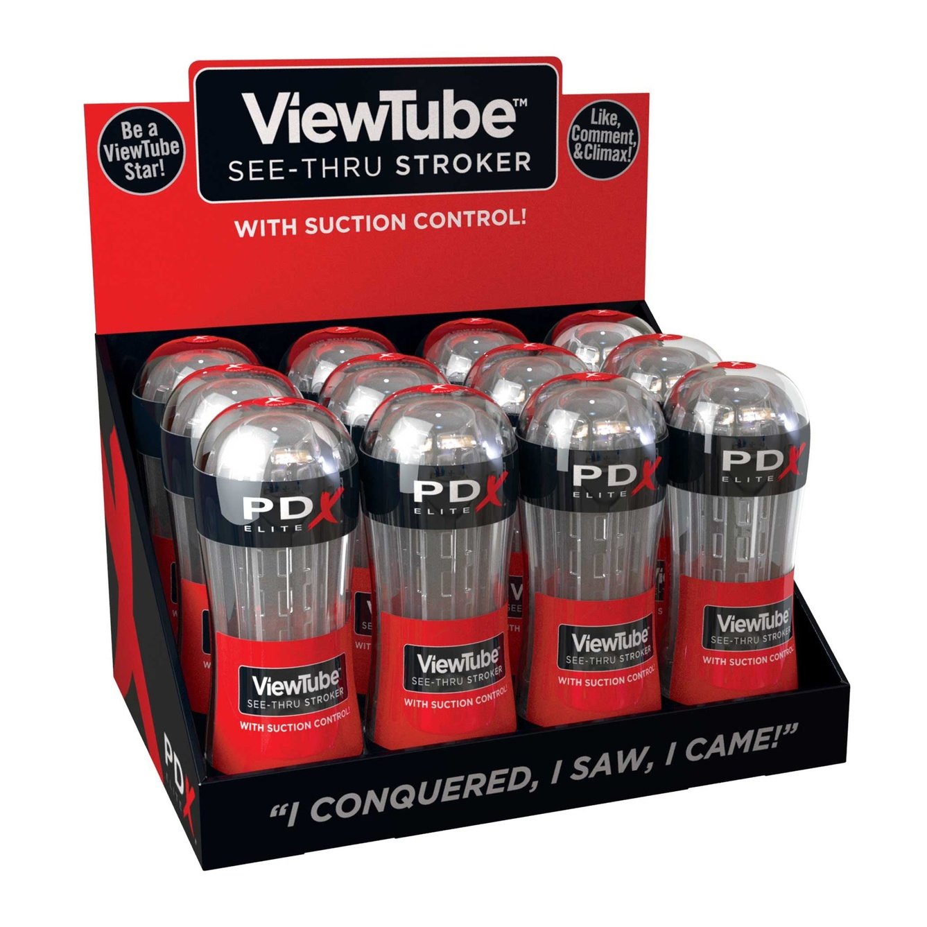 Viewtube Stroker Display - 12 Count PDRD542-99