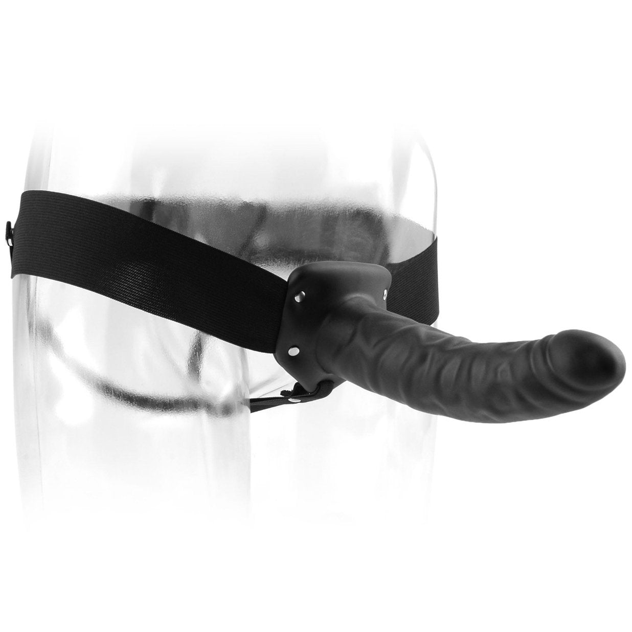 Fetish Fantasy Series 8 Inch Hollow Strap-on -  Black PD3360-23