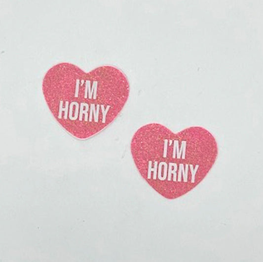 i'm Horny Berry Candy Heart Pasties NN-IMH-CAH-BER