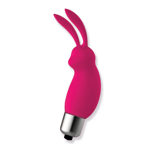 The 9's Silibus Silicone Bunny Bullet - Pink ICB2638-2