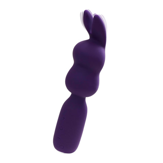 Hopper Bunny Rechargeable Mini Wand - Deep Purple BU-0905
