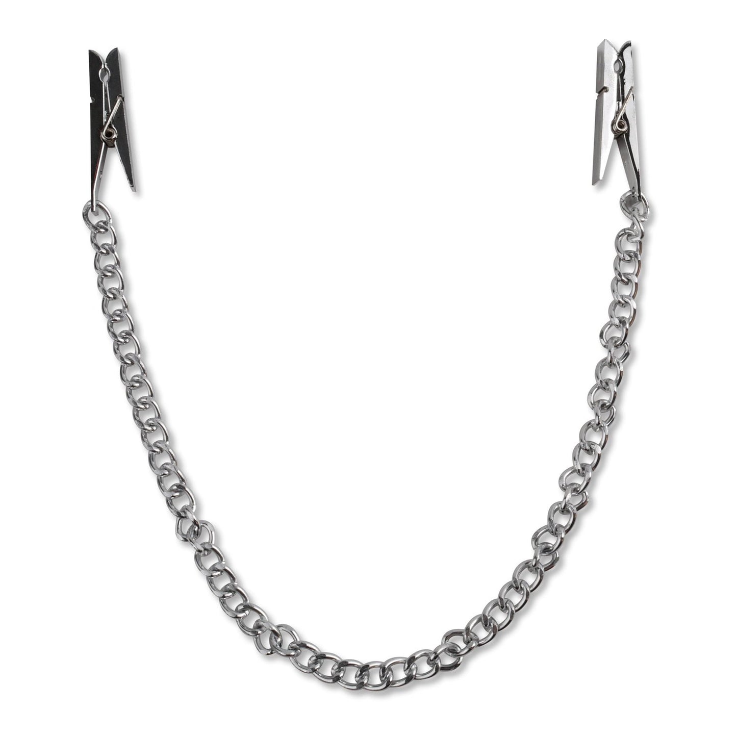 Fetish Fantasy Series Nipple Chain Clips - Silver PD3607-26