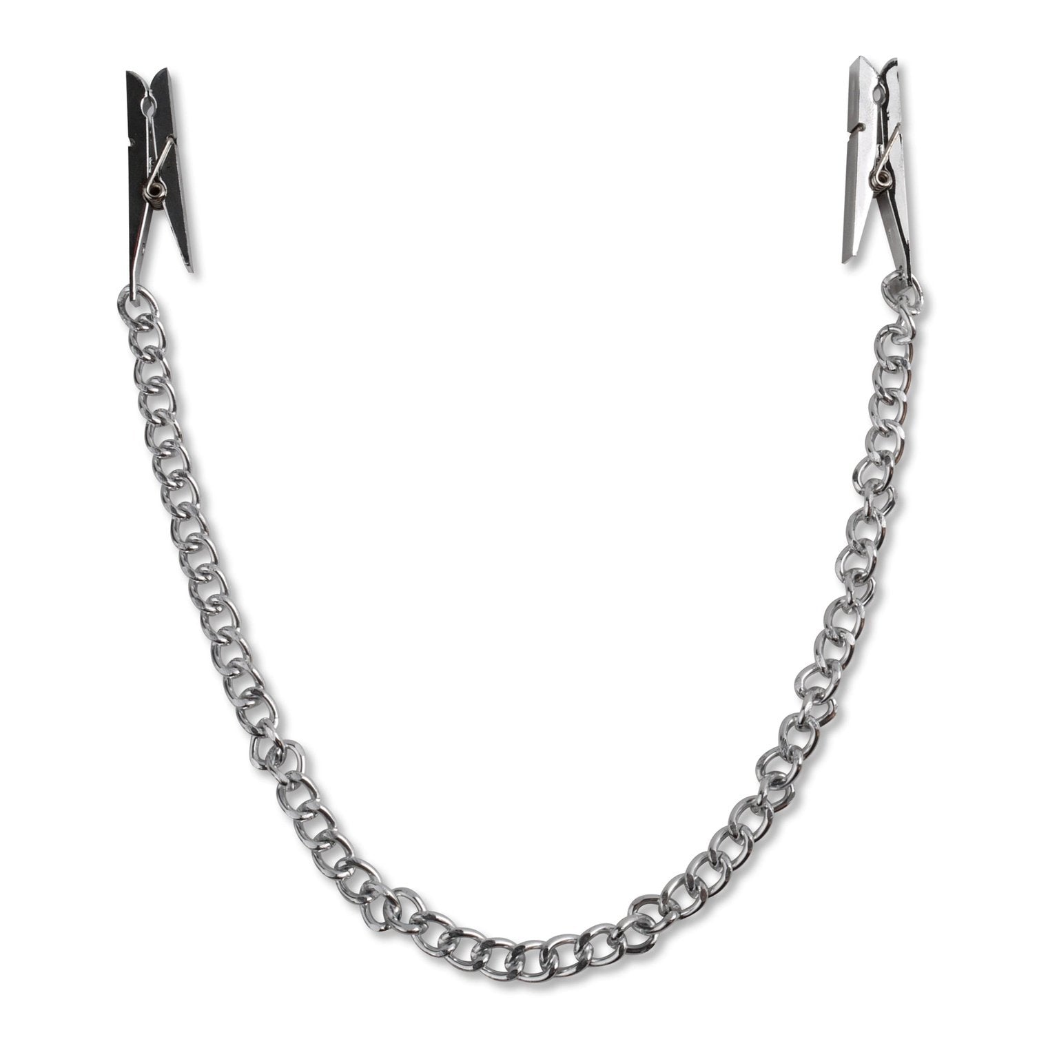 Fetish Fantasy Series Nipple Chain Clips - Silver PD3607-26