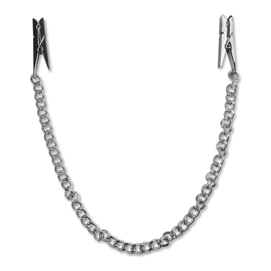 Fetish Fantasy Series Nipple Chain Clips - Silver PD3607-26
