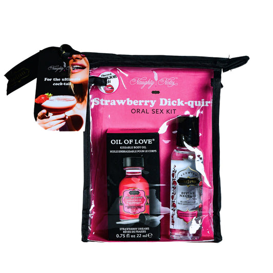 Strawberry Dick-Quiri Oral Sex Kit - .75 Oz KS14403