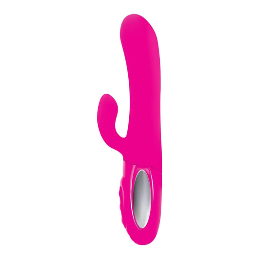 Hypnotic - Hot Pink - Thrusting Rabbit With Swinging Clitoral Stimulator VB-66107