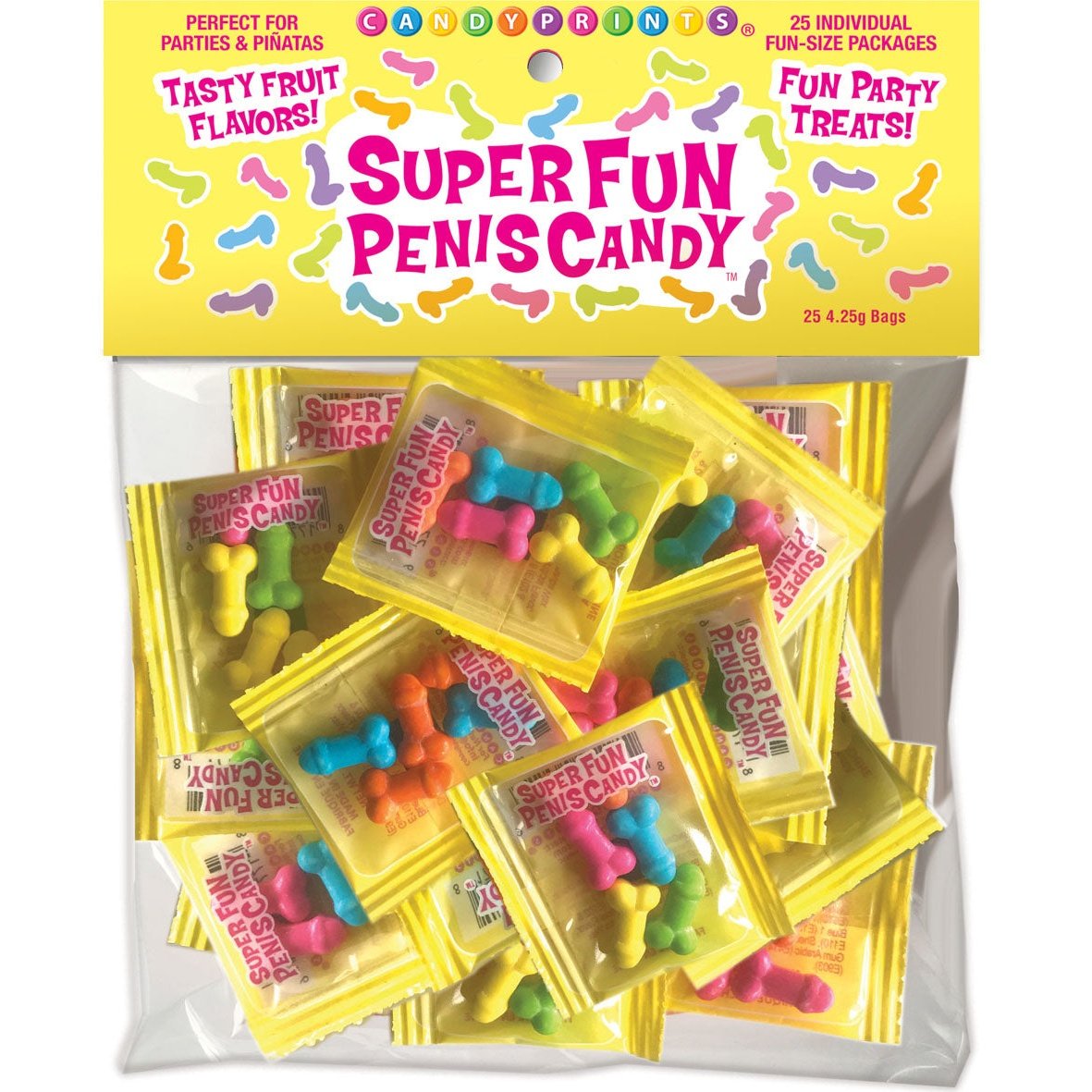 Super Fun Penis Candy 25 Individual Fun-Size Packages CP-900