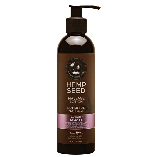 Hemp Seed Massage Lotion - Lavender - 8 Fl. Oz. / 237ml EB-ML017