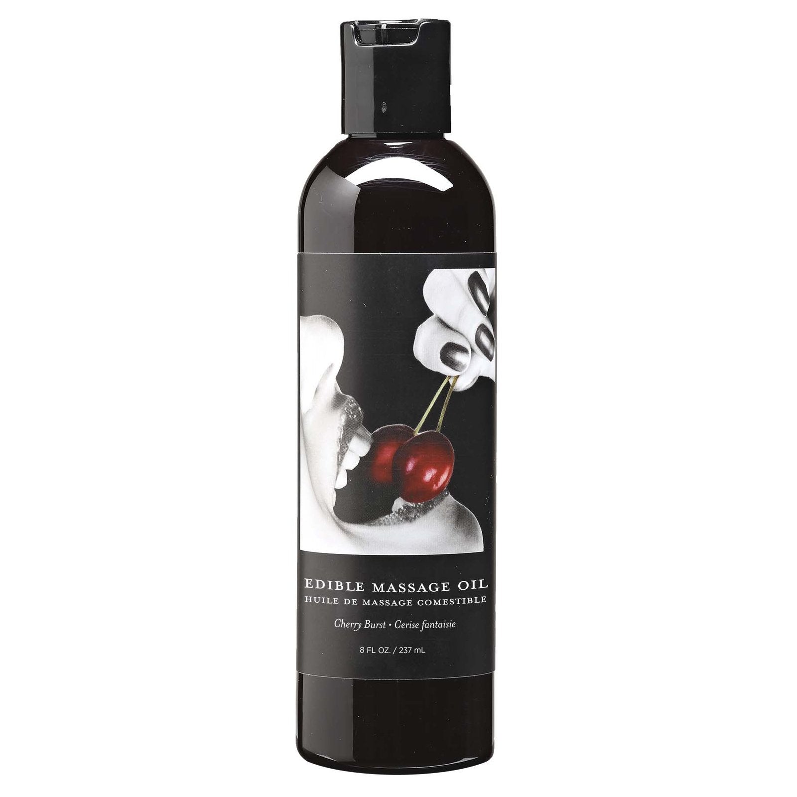 Edible Massage Oil - Cherry - 8 Fl. Oz. EB-MSE001