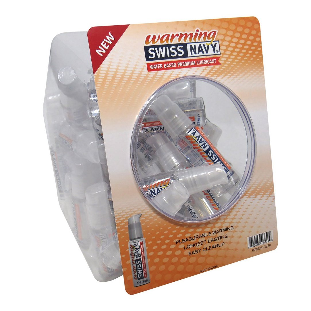 Swiss Navy Warming 1 Oz 50pc Fishbowl MD-SNWRM1OZ50