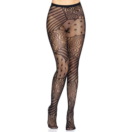 Doll Net Tights - One Size - Black LA-9234BLKOS