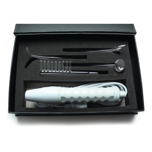Neon Wand Electrosex Kit - White Handle - Purple Electrode KL-932W