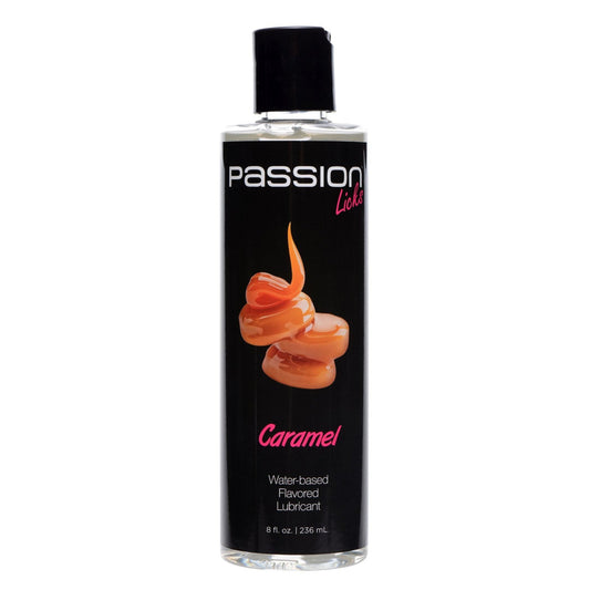 Passion Licks Caramel Water Based Flavored Lubricant 8 Oz PL-AE805-CARAM