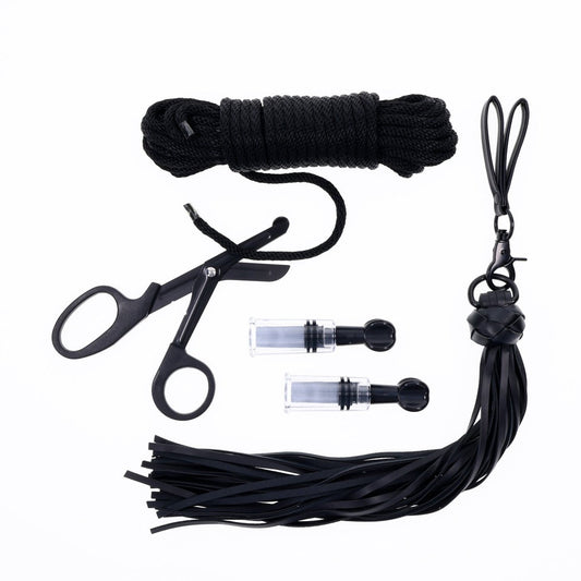 Tied and Twisted Bondage Kit - Black SS32406