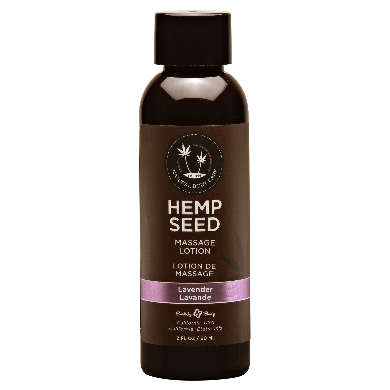 Hemp Seed Massage Lotion - Lavender - 2 Fl. Oz. / 60 ml EB-ML117