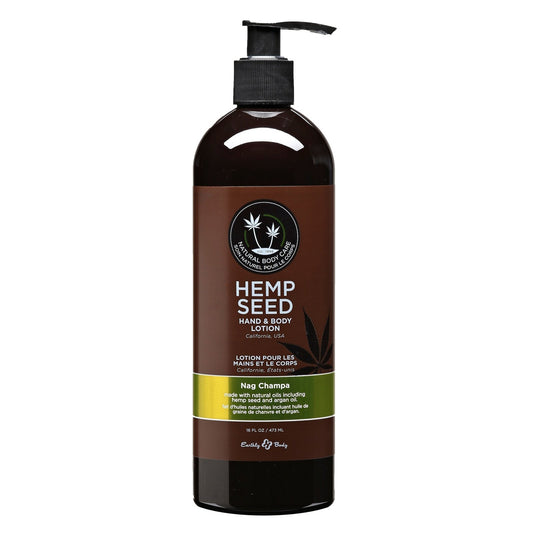 Hemp Seed Hand and Body Lotion - 16 Fl. Oz. - Nag Champa EB-HSV220
