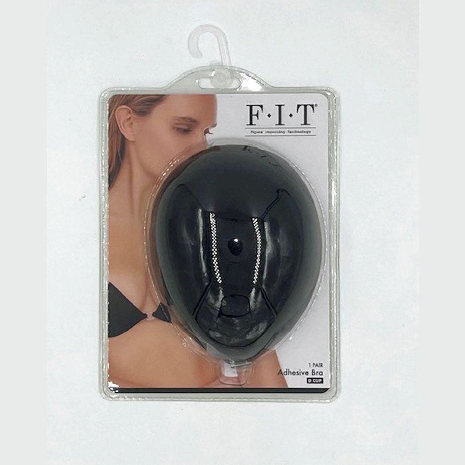 Cloth Adhesive Bra - Cup D - Black RR-3C004BLK-D