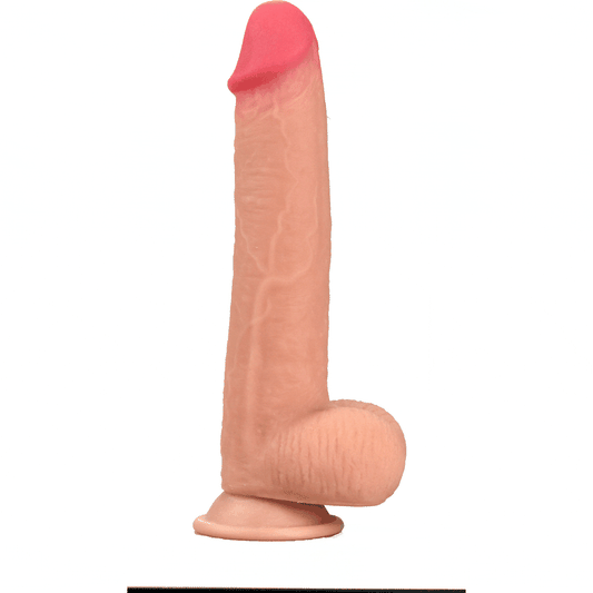 Get Lucky 8 Inch Real Skin Dildo - Tan TMN-GL-2451