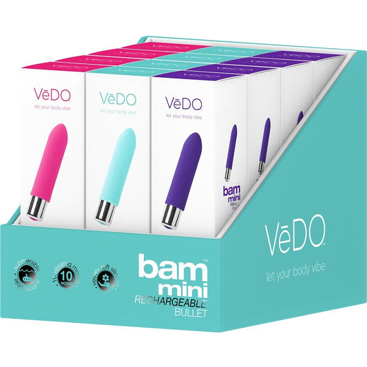 Bam Mini Bullet - Assorted 12 Pc Display VI-P1400